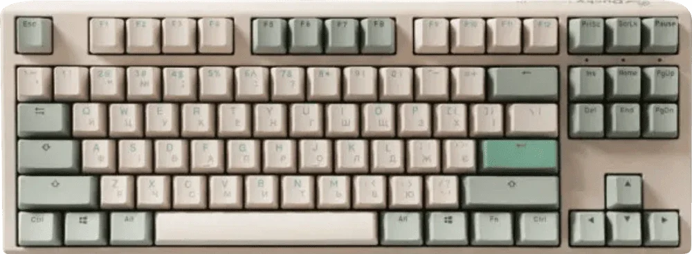 Механічна клавіатура Ducky One 3 TKL Cherry MX Brown Matcha Cream UA