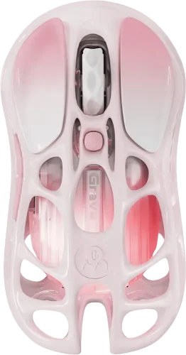 Миша GravaStar Mercury M1 Pro, magnesium alloy body, BT/WL/USB-A, RGB, Sakura Pink