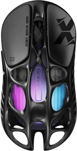 Миша GravaStar Mercury X, BT/WL/USB-A, RGB, чорний