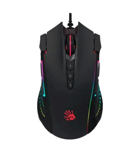 Миша ігрова A4Tech J90s Bloody, чорна, RGB підсвічування