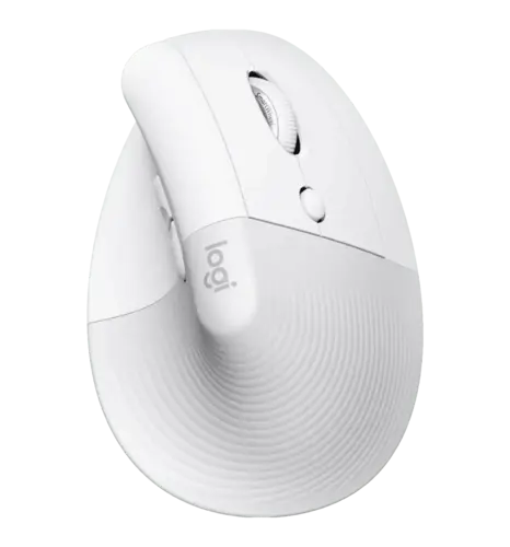 Миша LOGITECH Lift Vertical Ergonomic Mouse - OFF-WHITE/PALE GREY (910-006475)   