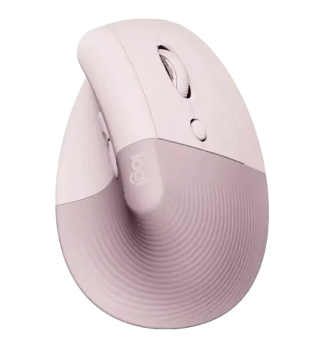 Миша LOGITECH Lift Vertical Ergonomic Mouse - ROSE/DARK ROSE (910-006478)