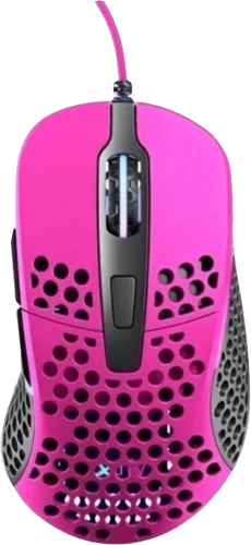 Мышь Xtrfy M4, USB-A, RGB, розовый
