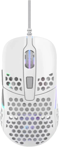 Мышь Xtrfy M42, USB-A, RGB, белый