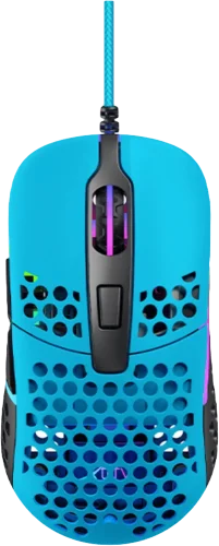 Мышь Xtrfy M42, USB-A, RGB, Miami Blue