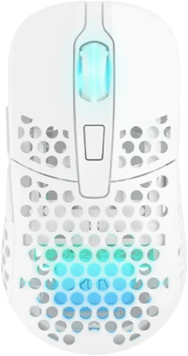 Мышь Xtrfy M42, WL/USB-A, RGB, белый