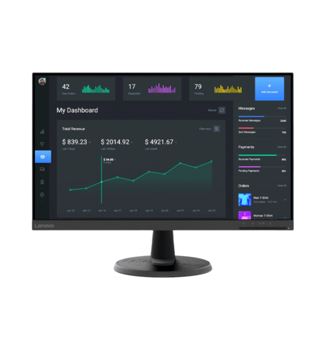 Монітор 23.8" LENOVO D24-40 VA FullHD 75Hz