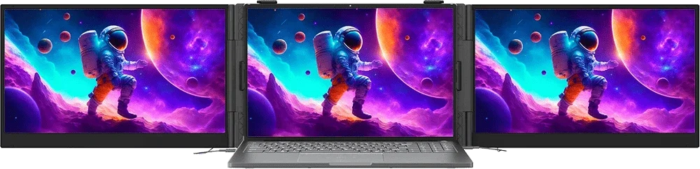 Монітор Blackview Laptop Screen Extender DCM8 15.3' Dual Grey