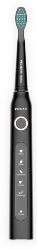 Набір електричних зубних щіток PECHAM Black and White Travel Set PC-084 (0290119010100)