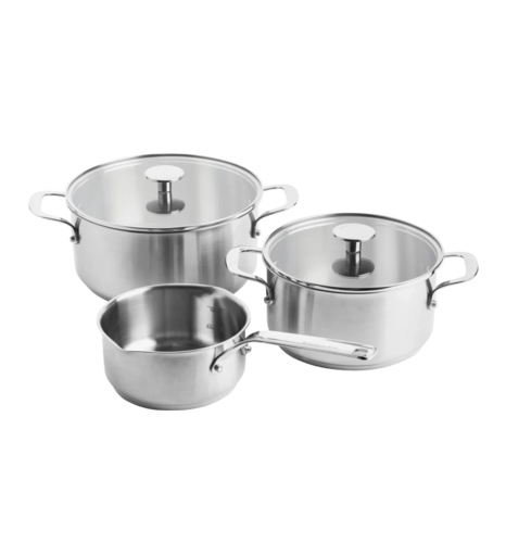 Набір посуду KitchenAid, 5 предметів, 16/20/24 см, 1,5/3,1/4,8 л  (CC005088-001)