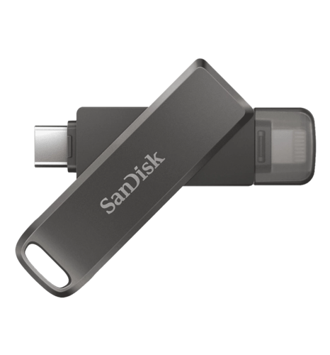Накопитель SanDisk USB 3.0 iXpand Luxe 128Gb Type-C/Lightning (SDIX70N-128G-GN6NE)