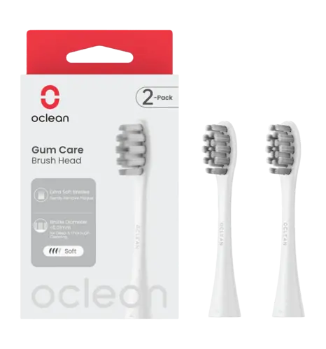 Насадка для зубної електрощітки Oclean Brush Head Gum Care- 2 шт White ( 6970810554212)