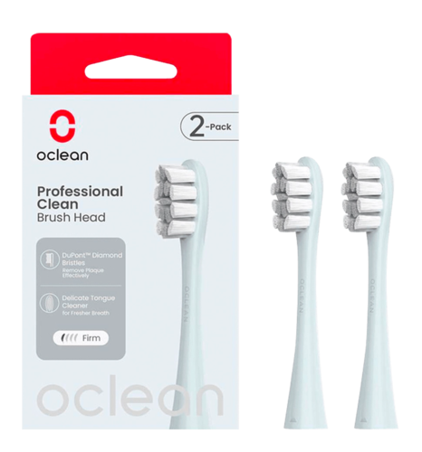 Насадка для зубної електрощітки Oclean P1C9 Brush Head Silver 2шт (6970810554038)