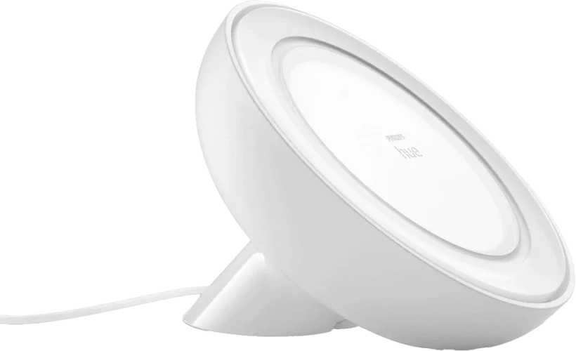 Настільний світильник розумний Philips Hue Bloom, 2000K-6500K, RGB, ZigBee, Bluetooth, димування, білий (DEMO)