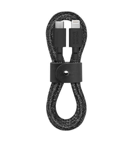 Native Union Belt Cable USB-C to Lightning Cosmos Black (1.2 m) (BELT-KV-CL-CS-BK-2)