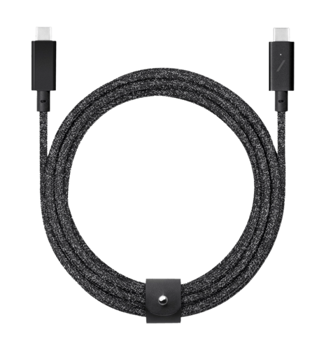 Native Union Belt Cable USB-C to USB-C Pro 240W Cosmos Black (2.4 m) (BELT-PRO2-COS-NP)