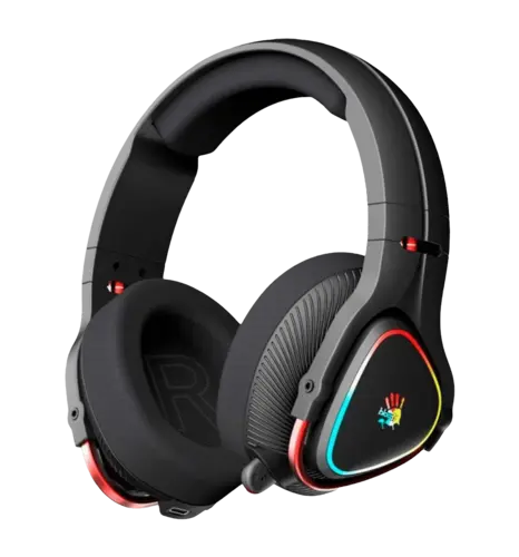 Навушники ігрові Bloody MR710, RGB, колір чорний
