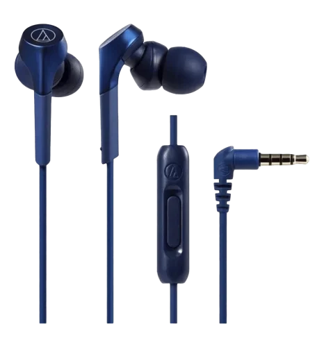 Наушники с микрофоном Audio-Technica ATH-CKS550XIS Blue
