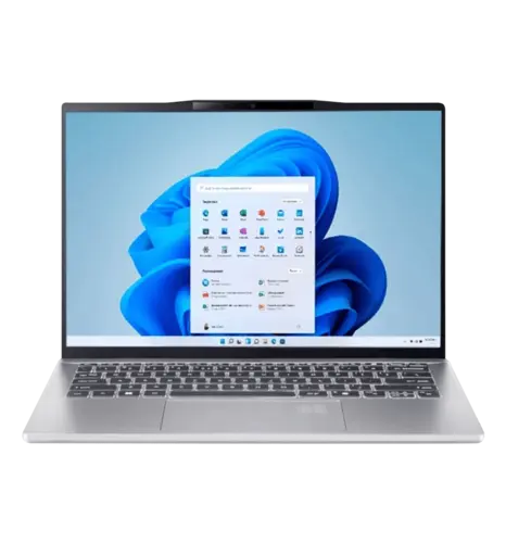 Ноутбук 14" Acer Swift 14 AI SF14-61T (NX.J1CEU.001) AMD R9-365/16GB/F512GB/UMA/Win11/Silver