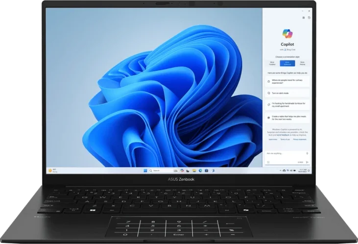 Ноутбук 14" ASUS ZenBook 14 OLED UM3406KA (UM3406KA-WS79T) OLED/AMD Ryzen AI 7 350/32GB/F1TB/AMD Radeon 860M/WIN11/Black Glob