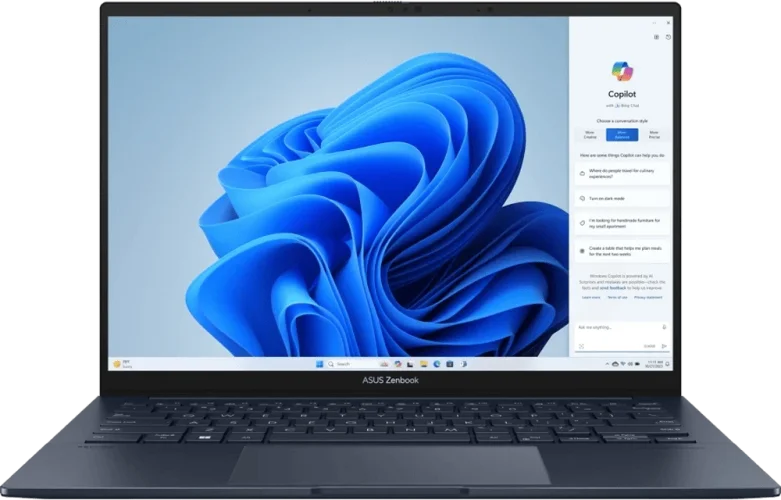 Ноутбук 14" ASUS Zenbook 14 UX3405CA (UX3405CA-QD009W) OLED/Intel Core Ultra 5 225H/16GB/F512/Intel Arc Graphics/WIN11/Blue G