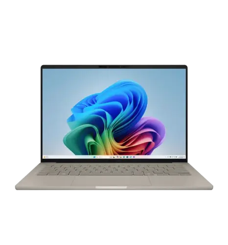 Ноутбук 14" ASUS Zenbook 14 UX3407QA-QD305W (90NB1501-M00F30) OLED/Snapdragon X X1 26 100/32GB/1TB/UMA/Win11/Beige
