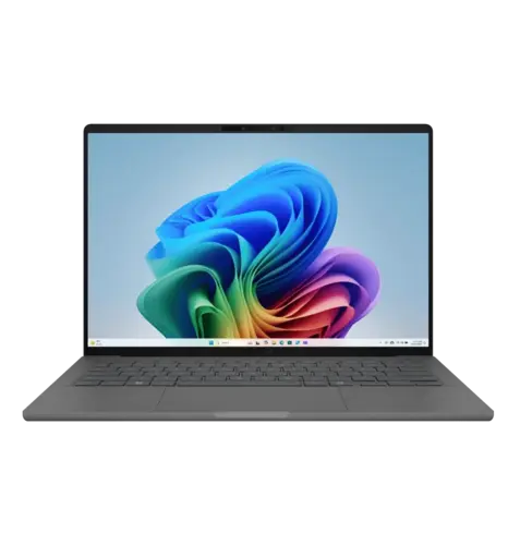 Ноутбук 14" ASUS Zenbook 14 UX3407QA-QD306W (90NB1502-M00F40) OLED/Snapdragon X X1 26 100/32GB/1TB/UMA/Win/Gray