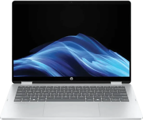Ноутбук 14" HP OmniBook 5 Flip 14-fp0038ua (D8ZB5EA) IPS/Intel Core 5 120U/16GB/F512/Intel Iris Xe Graphics/DOS/Silver