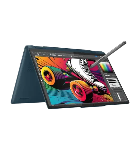 Ноутбук 14" Lenovo Yoga 7 2 in 1 14IML9 (83DJ00CCRA) U7-155U/16/1TB/Intel UHD/DOS/BL/Pen/Tidal teal