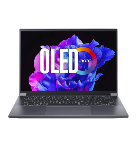 Ноутбук 14.5” Acer Swift X SFX14-72G OLED (NX.KR8EU.003)/Intel Ultra 7-155H/32GB/1TB SSD/NVD 4060-8/W11H/Grey