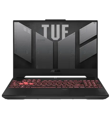 Ноутбук 15.6" ASUS TUF A15 FA507NVR-LP156(90NR0JK8-M00970 ) AMD R7-7435HS/16GB/F512GB/NVD4060-8/NoOS/Gray