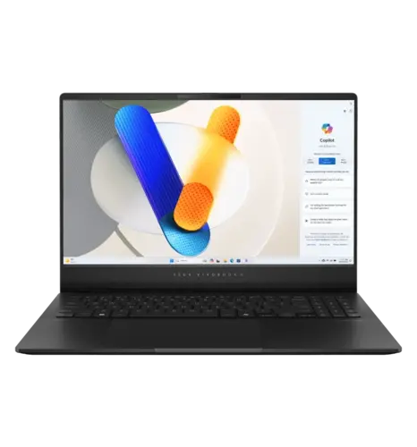 Ноутбук 15.6" ASUS Vivobook S 15 M5506UA-MA053 (90NB1472-M002X0) OLED/AMD R7-8845HS/16GB/512GB/UMA/NoOS/Black