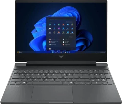 Ноутбук 15,6" HP Victus 15-fb3110ua (D8ZD0EA) IPS/AMD Ryzen 5 8645HS/8GB/F512/NVIDIA GeForce RTX 2050/DOS/Black Global