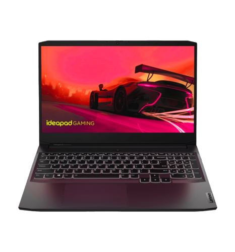 Ноутбук 15.6" LENOVO IdeaPad Gaming 3 15ACH6 (82K202BMRA)/AMD R5 5500H/16GB/512 SSD/RTX2050-4GB/DOS/Black