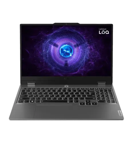 Ноутбук 15.6" Lenovo LOQ 15IAX9 (83GS00B6RA)/Intel i5-12450HX/24GB/1TB SSD/NVD3050-6/DOS/Grey
