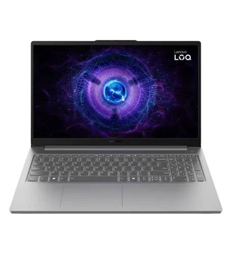 Ноутбук 15,6" Lenovo LOQ 15IAX9E (83LK004FRA) Intel i5-12450HX/16/512/RTX 3050 6GB/DOS/ Luna Grey