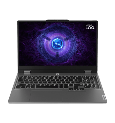 Ноутбук 15.6" LENOVO LOQ 15IAX9/Intel i5-12450HX/16GB/1TB SSD/RTX3050-6GB/DOS/Grey