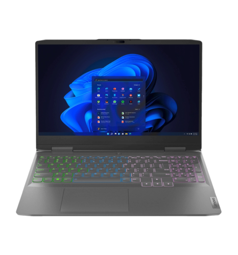 Ноутбук 15.6" LENOVO LOQ 15IAX9/Intel i7-13620H/16GB/1TB SSD/RTX4060-8GB/DOS/Grey