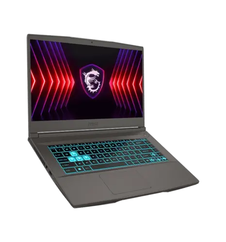 Ноутбук 15.6" MSI Thin 15 (9S7-16RK11-417)R5 7535HS/16/512/RTX 4050 6GB/DOS/B L/Cosmos Gray