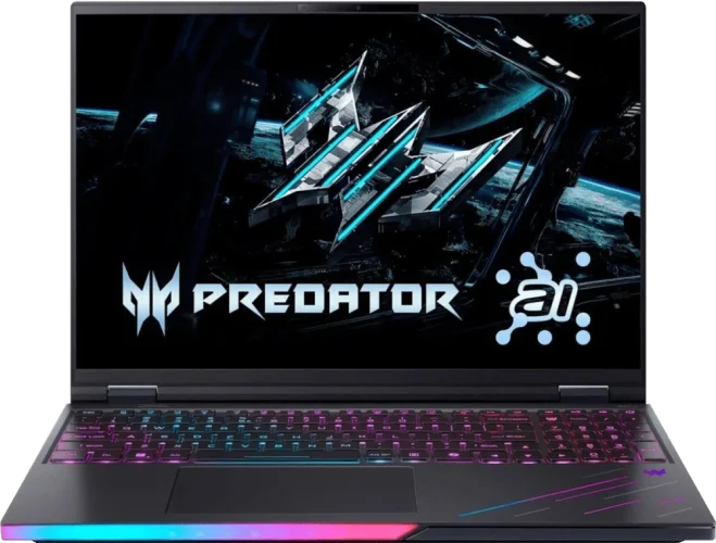 Ноутбук 16" Acer Predator Helios 16 AI PH16-73-97S5 (NH.U0WAA.001) OLED/Intel Core Ultra 9 275HX/32GB/F2TB/NVIDIA GeForce RTX