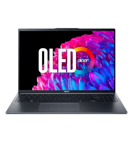 Ноутбук 16" Acer Swift Go 16 SFG16-71 OLED (NX.KFSEU.002)/Intel i7-1355U/16GB/512GB SSD/Intel Iris Xe/Linux/Grey