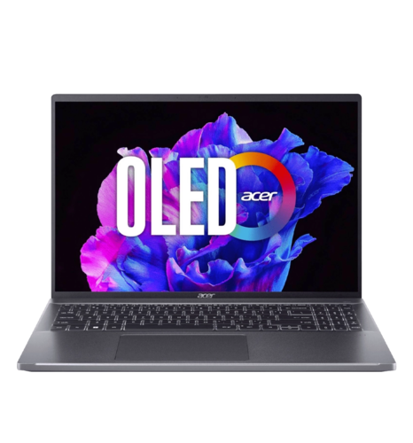 Ноутбук 16" Acer Swift Go 16 SFG16-71 OLED (NX.KVZEU.004)/Intel i7-13620H/32GB/1TB SSD/Intel Iris Xe/W11H/Black