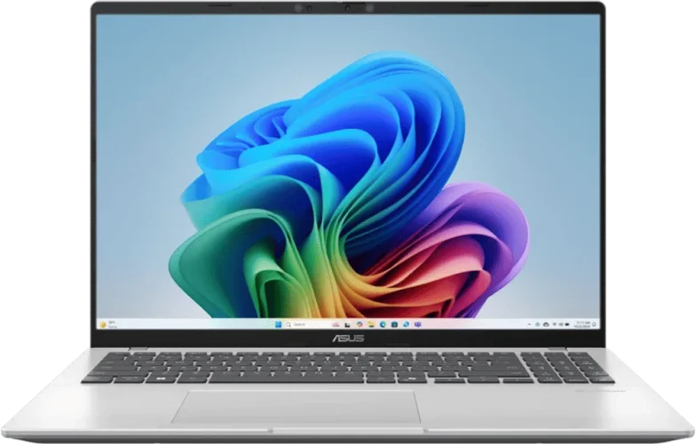 Ноутбук 16" ASUS VivoBook 16 X1607QA Silver (X1607QA-IS56) IPS/Qualcomm Snapdragon X1-26-100/16GB/F1TB/Qualcomm Adreno/WIN11/