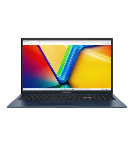 Ноутбук 17.3" ASUS Vivobook 17 X1704ZA-AU375 (90NB10F2-M00EZ0)/Intel i7-1255U/16GB/1TB/UMA/noOS/Blue