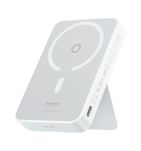 Зовнійшній акумулятор Baseus MagPro Magnetic Bracket 5000mAh 20W White (P10064101223-00)