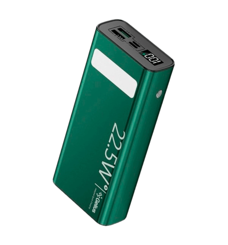 Зовнішній акумулятор Gelius Lightstone GP-PB300 30000mAh QC+PD (22.5W) Green