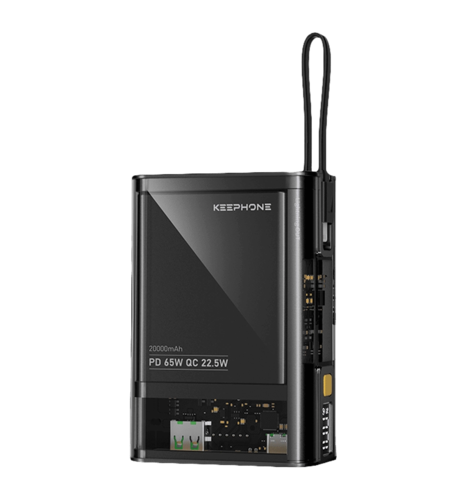 Додаткова батарея Keephone Ultra Fast Pad, 20000mAh black (KPULFAPADPB-30BK)