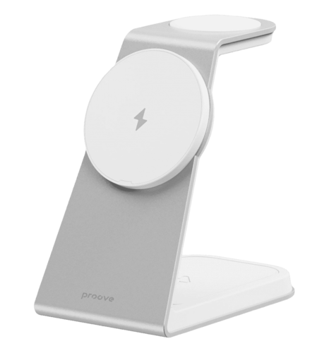 Бездротовий ЗП Proove Omni Power 3 in 1 (white)