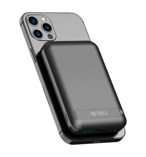 Зовнішній акумулятор WIWU 10000mAh Snap Cube Black