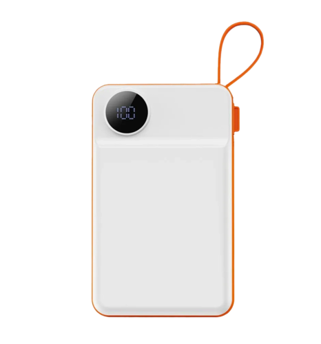 Зовнішній акумулятор Wiwu Core 2 in 1 Power Bank 10000mAh 22,5w (Wi-P007), White/Orange